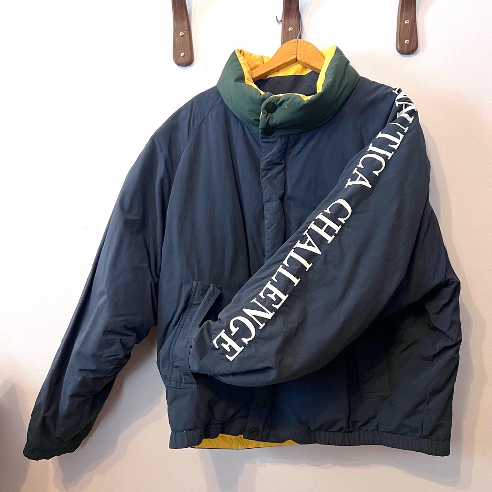 Nautica Challenge Jacket - Navy and Green